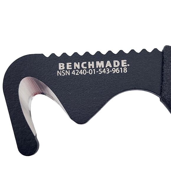Benchmade Rescue Hook 7 Protective Sheath Stainless Steel Black MOLLE Compatible - Picture 1 of 9